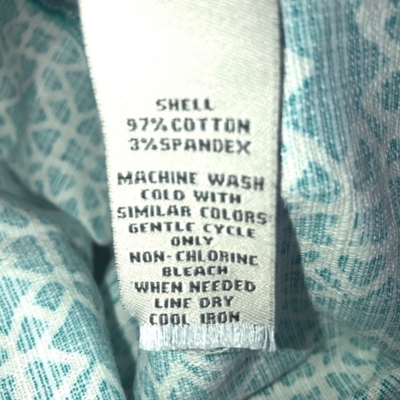 Eliza J Teal & Lime Geometric Pattern Shift Dress - Picture 8 of 8